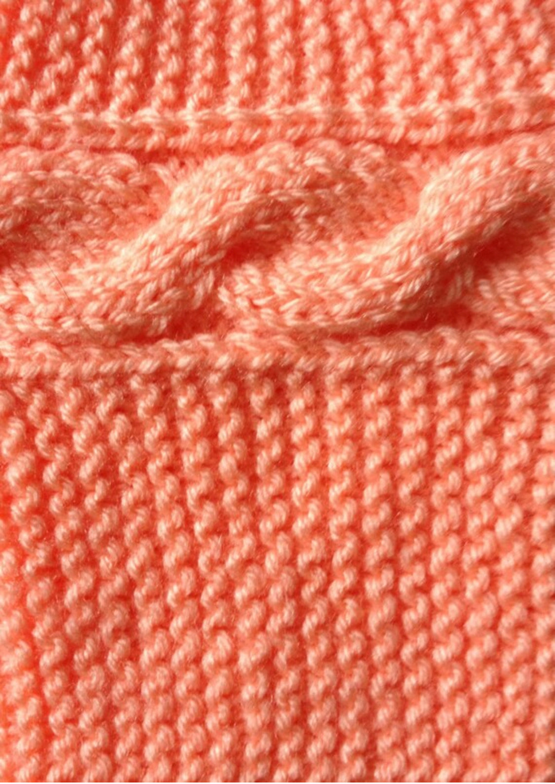 Seashell Boot Cuffs Cable Knit Coral Pink Boot Liners Toppers